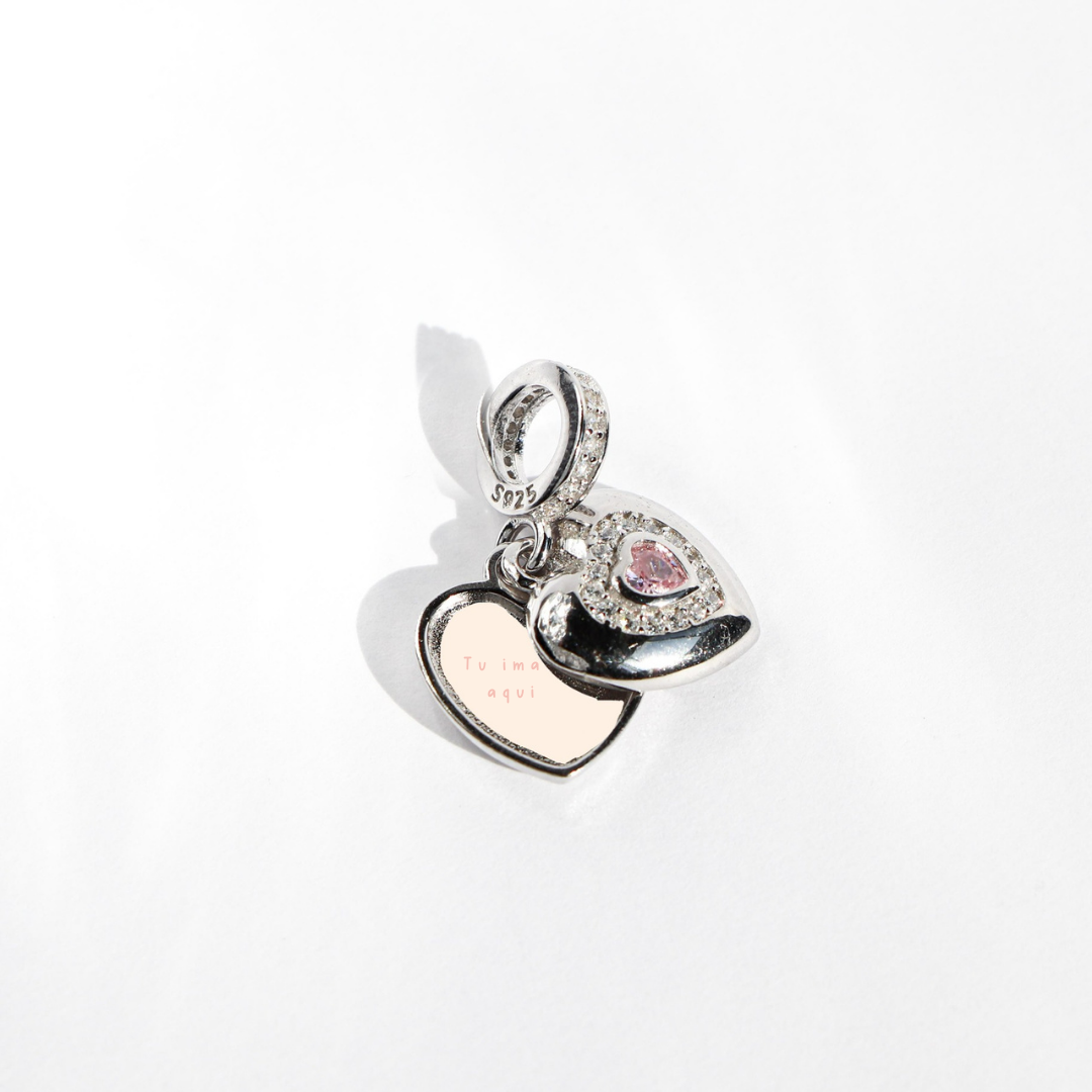 Colgante Coeur Double