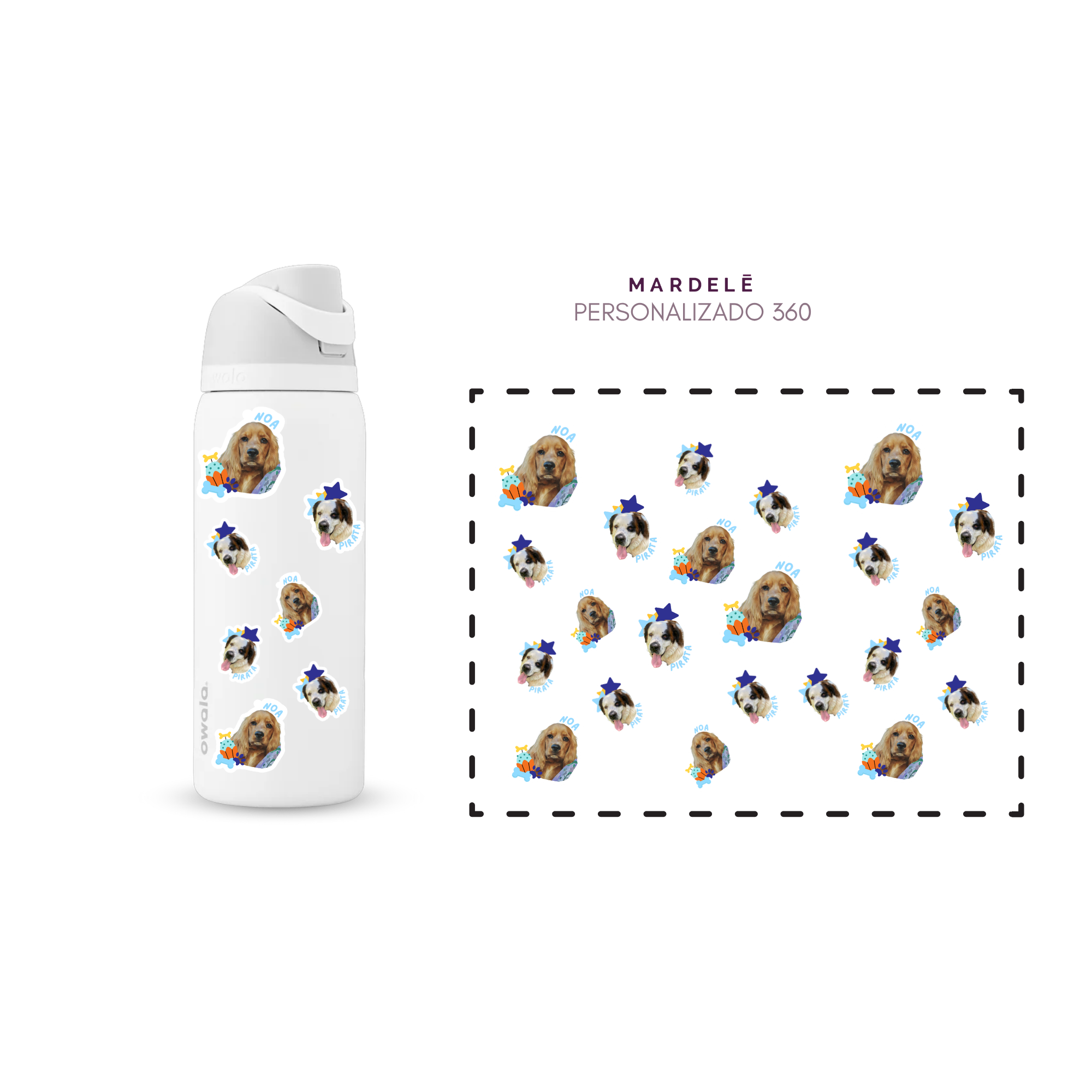 Plantilla de Stickers UV Mardelē | Resistentes 2–4 Años • Waterproof & Duraderos