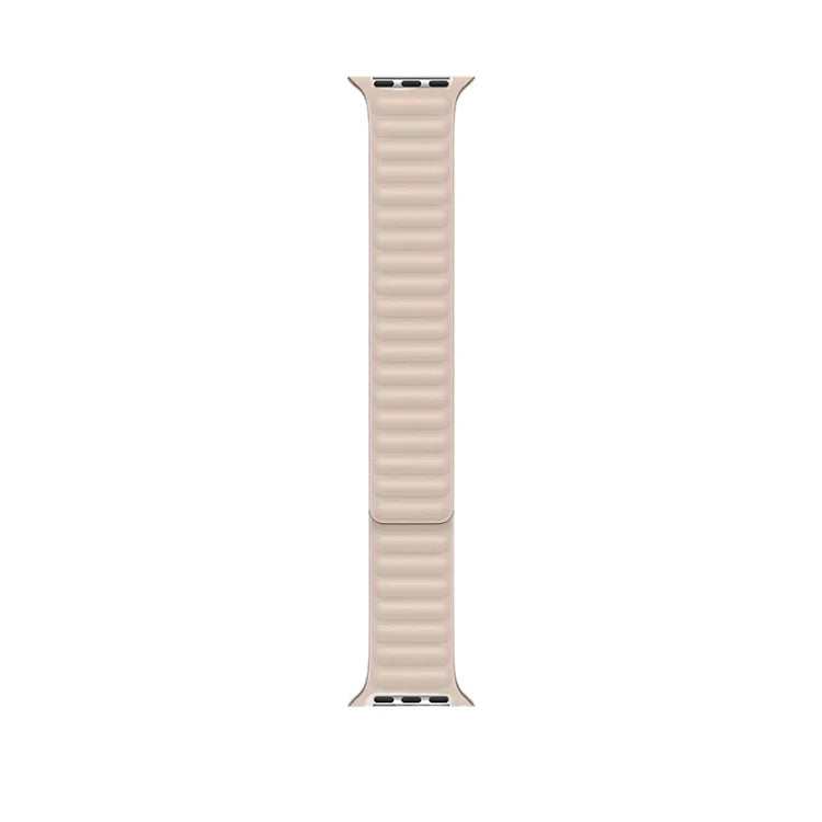 Nude - Correa eslabones de Piel para Apple Watch