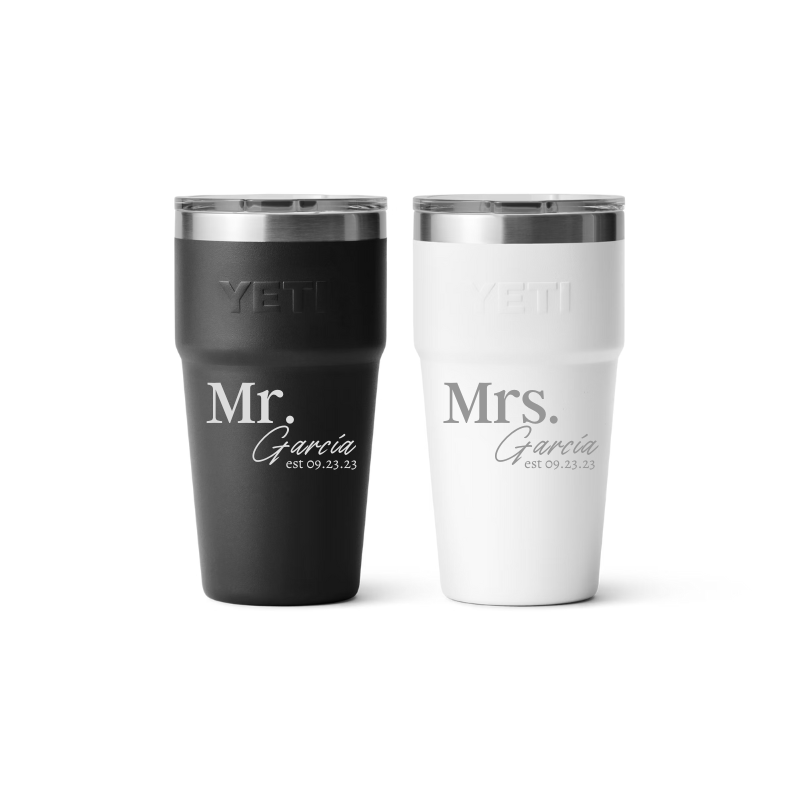 Bundle Novios 2 Yeti 20 oz Original | Grabado laser
