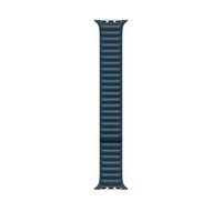 Azul - Correa eslabones de Piel para Apple Watch