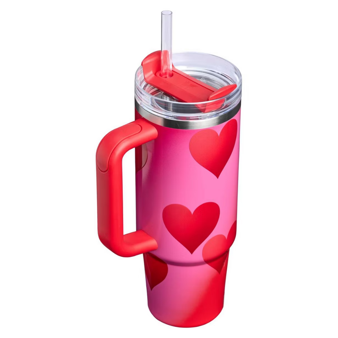 Stanley 30 oz The Quencher H2.0 FlowState Tumbler - | Valentine’s Edition Original (Llega 18 de Enero)
