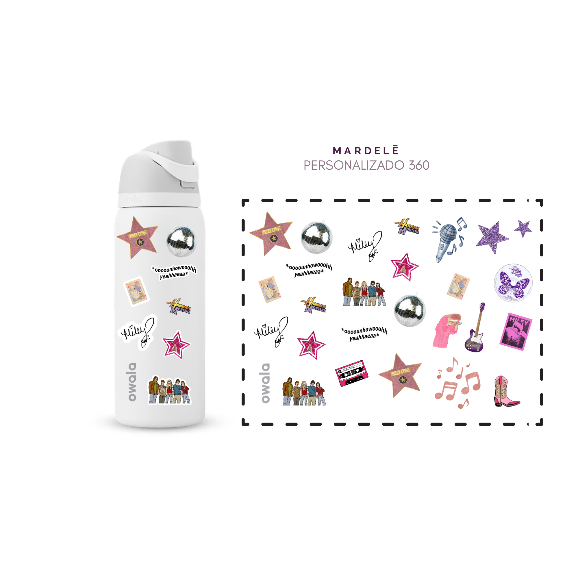 Plantilla de Stickers UV Mardelē | Resistentes 2–4 Años • Waterproof & Duraderos