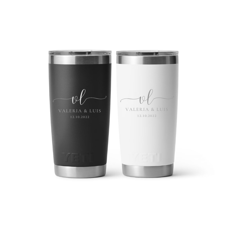 Bundle Novios 2 Yeti 20 oz Replica | Grabado laser