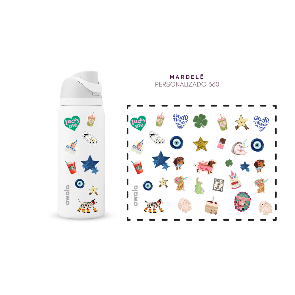 Plantilla de Stickers UV Mardelē | Resistentes 2–4 Años • Waterproof & Duraderos
