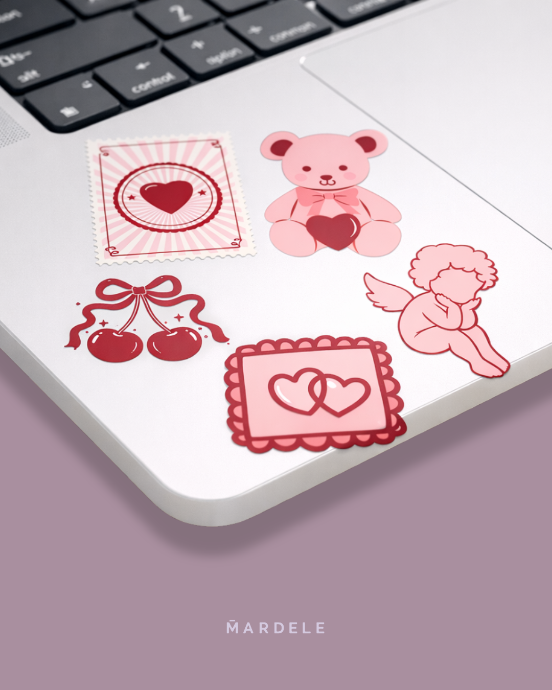 Stickers UV Valentine’s Collection | Resistentes 2–4 Años • Waterproof