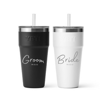 Bundle Novios 2 Yeti 26 oz Stackable Cup Original laser
