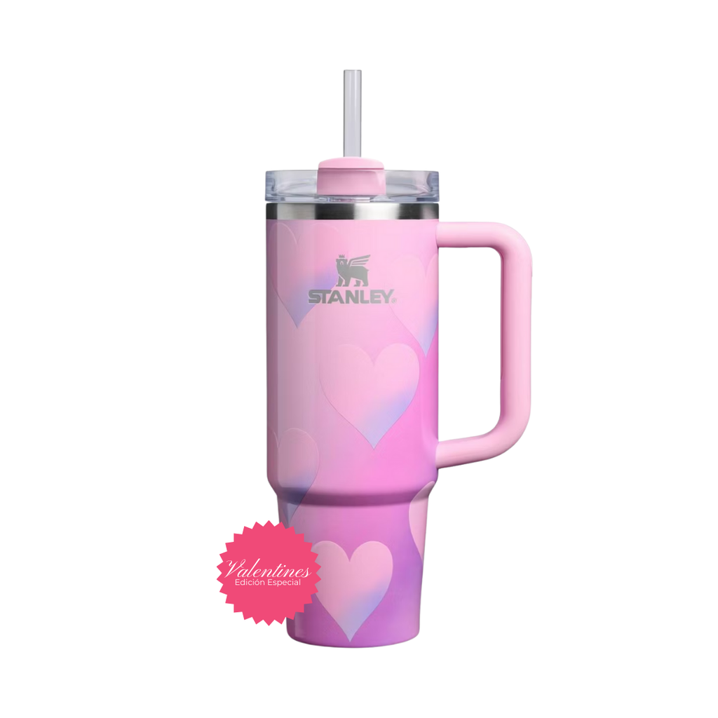 Stanley 30 oz The Quencher H2.0 FlowState Tumbler - | Valentine’s Edition Original (Llega 18 de Enero)