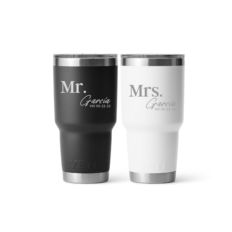 Bundle Novios 2 Yeti 30 oz Original|  Grabado laser