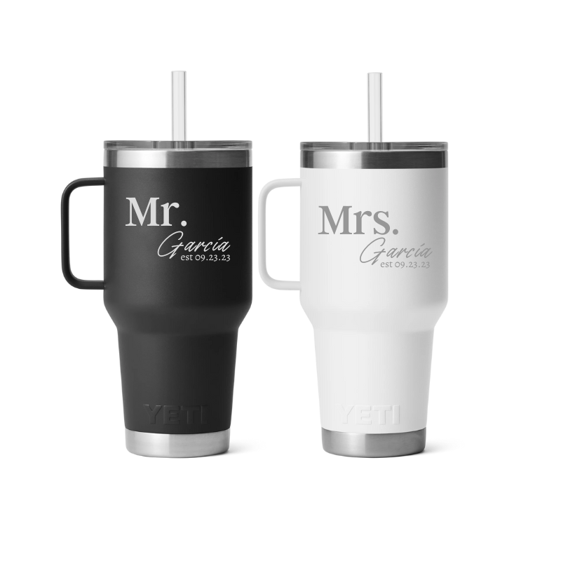 Bundle 2 Yeti Straw Mug Original -| Grabado Laser