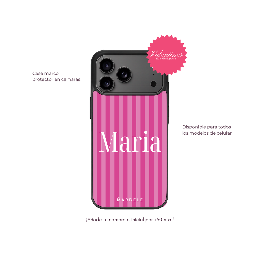 Berry Crush Stripes | Valentine’s Case