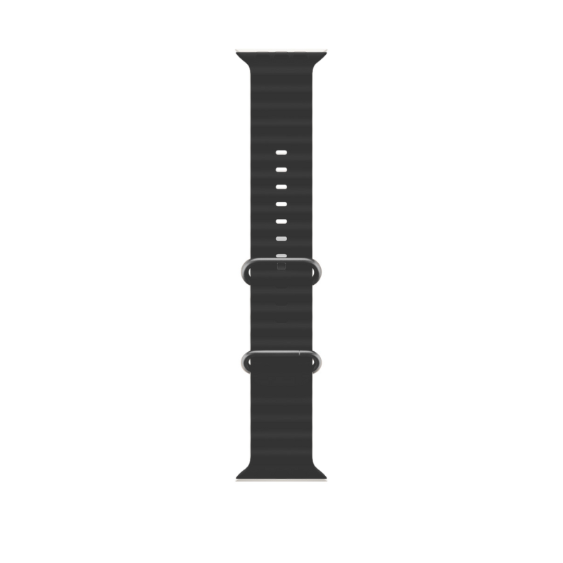 Negro - Ocean correa para Apple Watch
