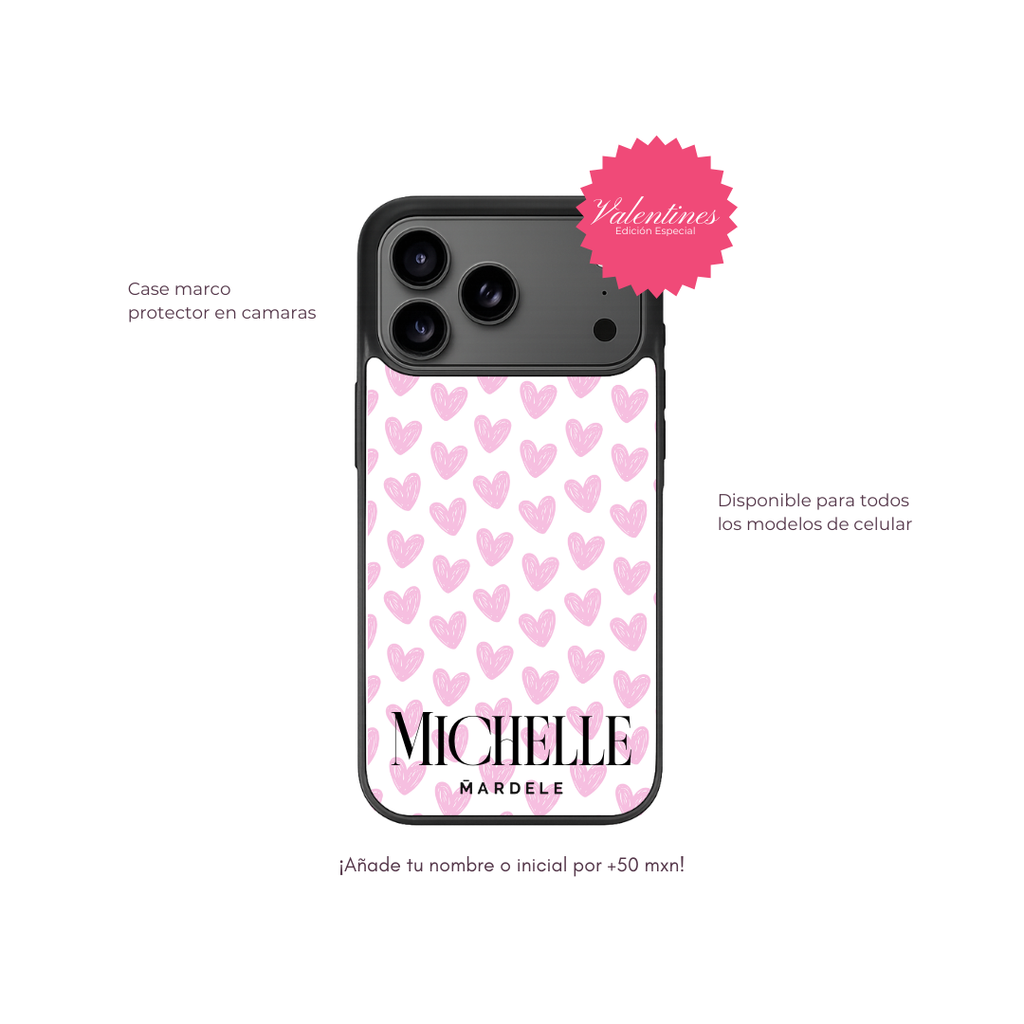 Lovely Sketch Hearts | Valentine’s Case