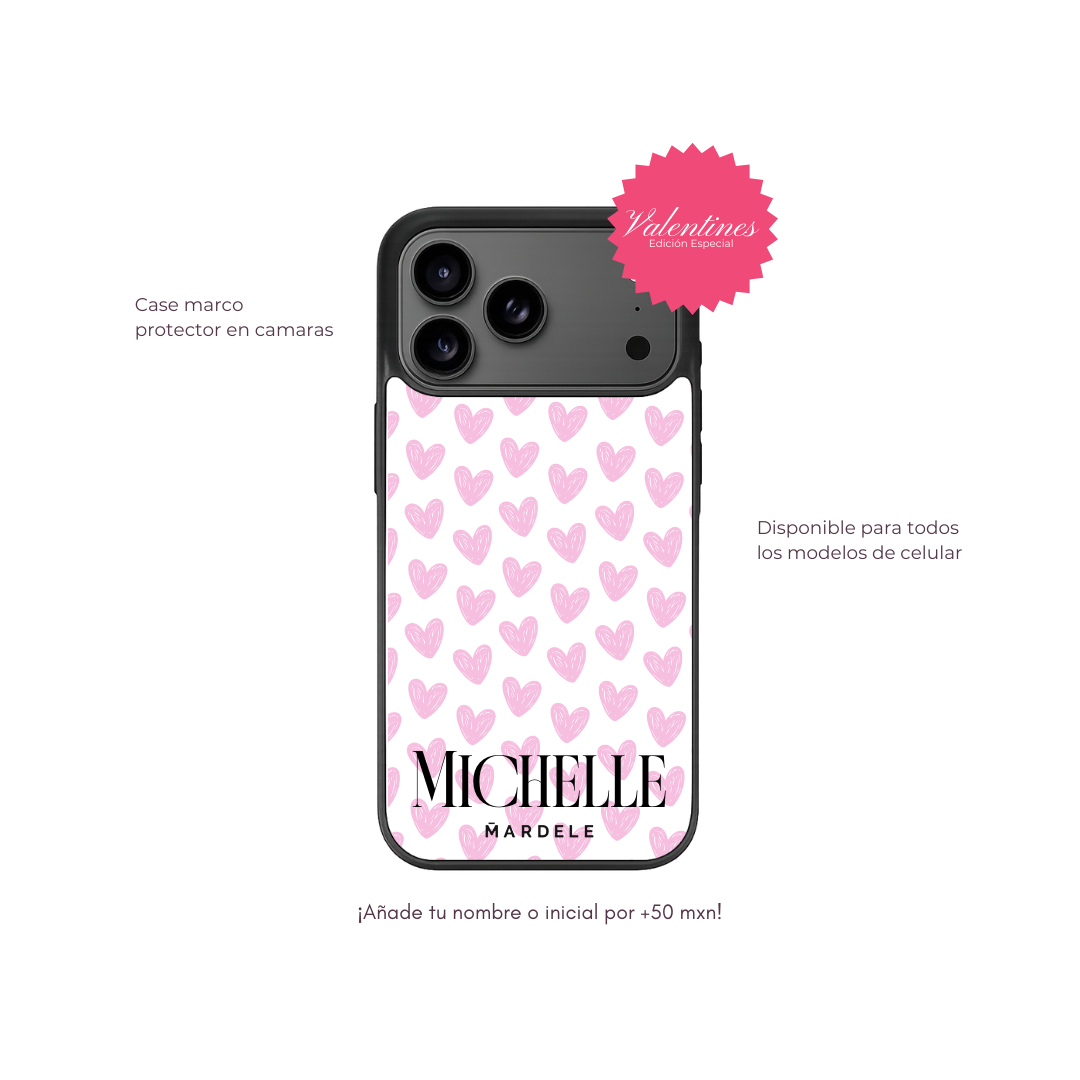 Lovely Sketch Hearts | Valentine’s Case