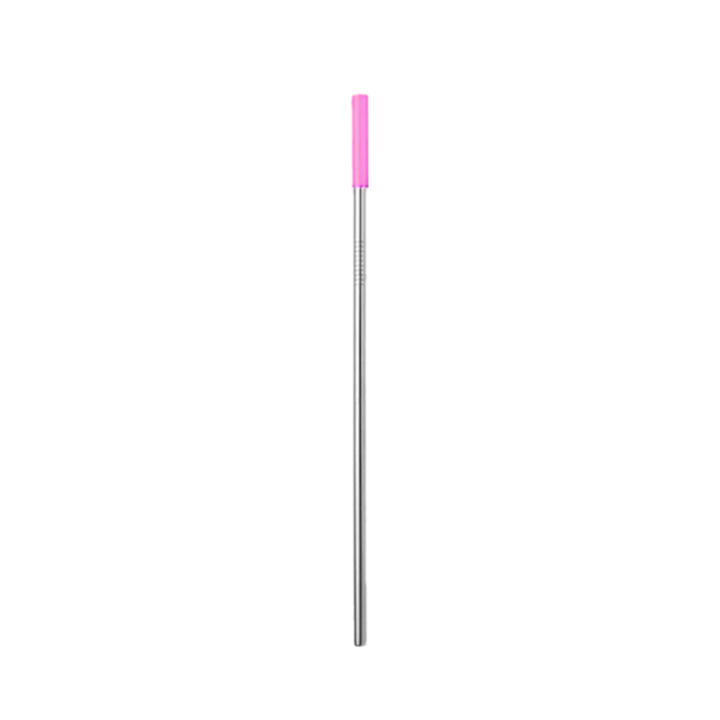 Boquilla recta de silicon para popote
