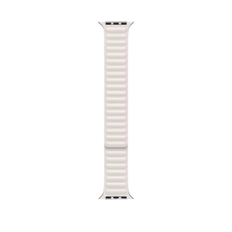Marfil - Correa eslabones de Piel para Apple Watch