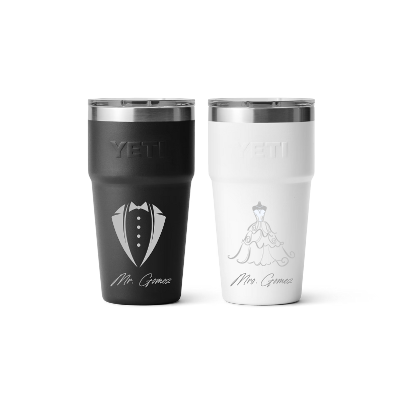 Bundle Novios 2 Yeti 16 oz Original grabado laser