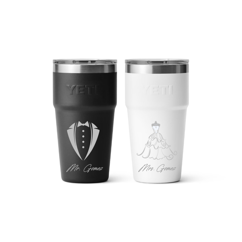 Bundle Novios 2 Yeti 20 oz Original | Grabado laser