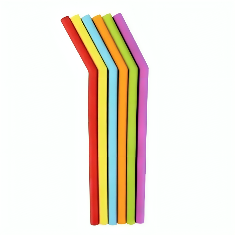 Popote de colores flexible
